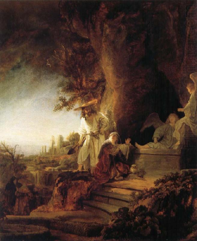 REMBRANDT Harmenszoon van Rijn The Risen Christ Appearing to Mary Magdalene china oil painting image